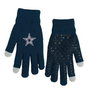 Dallas Cowboys NFL Knit Gloves with Silicone Grippers