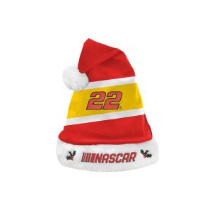 Joey Logano FOCO NASCAR Embroidered Colorblock Santa Hat
