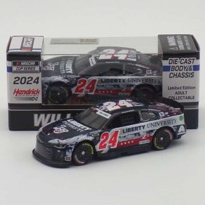 William Byron 2024 Lionel #24 Liberty University Patriotic DIECAST CHASSIS 1/64