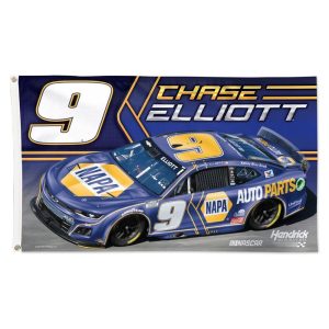 Chase Elliott 2025 Wincraft #9 NAPA Auto Parts 3x5 Deluxe Flag