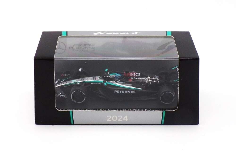George Russell 2024 Acme #63 Mercedes AMG Petronas Formula 1 1/64 Diecast