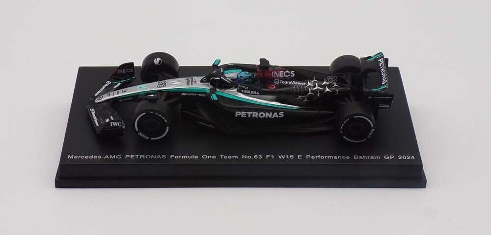 George Russell 2024 Acme #63 Mercedes AMG Petronas Formula 1 1/64 Diecast - Image 2