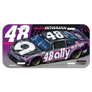 Alex Bowman 2025 Wincraft #48 Ally Poly License Plate