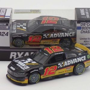 Ryan Blaney 2024 Lionel #12 Advance Auto Parts FOIL DIECAST CHASSIS Ford 1/64
