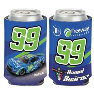 Daniel Suarez 2025 Wincraft #99 Freeway Insurance 12oz Can Coolie (1)