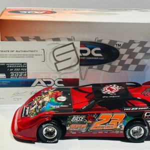 Corey Hedgecock 2024 ADC #23 Dirt Late Model Diecast, limited edition collectible car with detailed design and vibrant livery