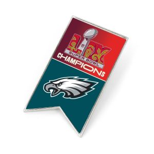 Philadelphia Eagles Super Bowl LIX Champions Banner Pin