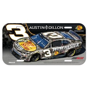 Austin Dillon 2025 Wincraft #3 BPS/Winchester Poly License Plate