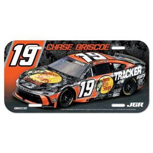 Chase Briscoe 2025 Wincraft #19 Bass Pro Shops Poly License Plate