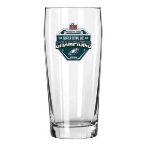 Philadelphia Eagles Super Bowl LIX Pilsner Glass – 16oz Champions Glass
