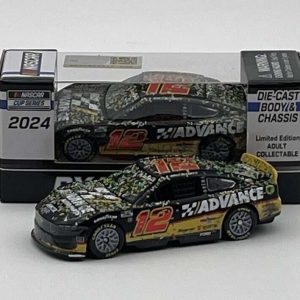 Ryan Blaney 2024 #12 Advance Auto Iowa Win 1:64 Foil Diecast – Limited Edition