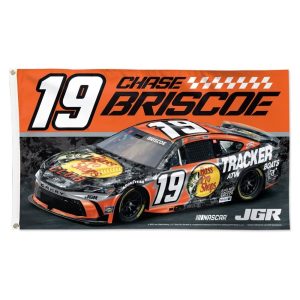 Chase Briscoe 2025 Wincraft #19 Bass Pro Shops 3x5 Deluxe Flag