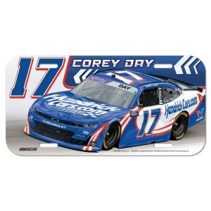 Corey Day 2025 Wincraft #17 Hendrickcars.com Poly License Plate