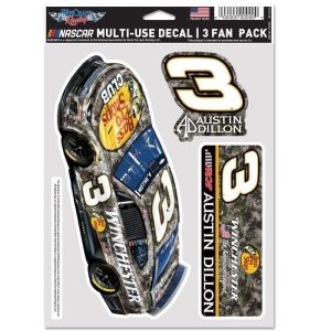 Austin Dillon #3 decal sheet