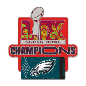 Philadelphia Eagles Wincraft Super Bowl LIX Champions Trophy Pin