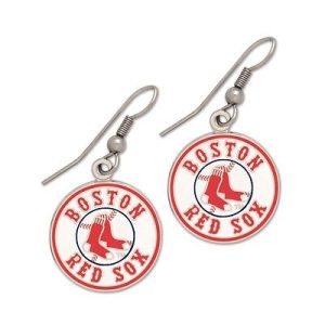 Boston Red Sox Wincraft MLB Team Logo Wire Earrings