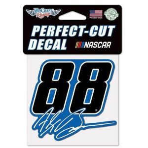 Alex Bowman 2018 Wincraft #88 Signature Perfect Cut Decal 4x4