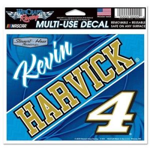 Kevin Harvick 2018 Wincraft #4 Stewart Haas Women's 4.5x5.5 Multi Use Decal