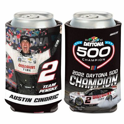 Austin Cindric 2022 Wincraft #2 Discount Tire Daytona 500 Winner Can Coolie