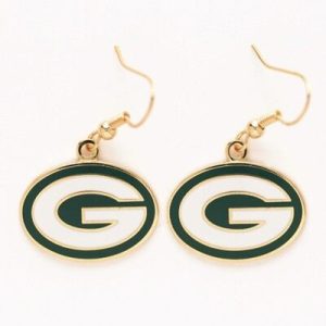 Green Bay Packers Wincraft NFL Team Logo Wire Earrings