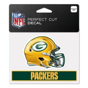Packers Helmet Decal | 4x4 NFL Perfect Cut Vinyl Sticker