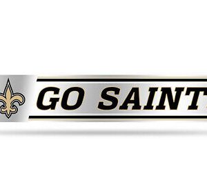 New Orleans Saints NFL 3 x 17 Go Saints Slogan Decal