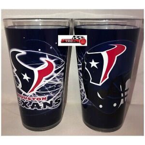 Houston Texans Boelter NFL Sublimated Volt 16oz Pint Glass Set