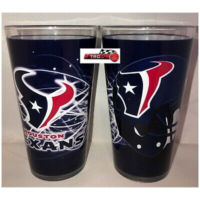 Houston Texans Boelter NFL Sublimated Volt 16oz Pint Glass Set