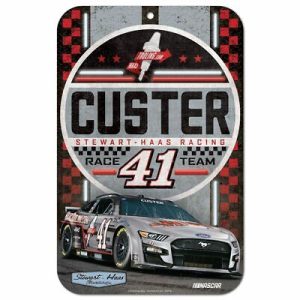 Cole Custer 2022 Wincraft #41 Haastooling.com 11x17 Sign