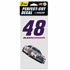 Alex Bowman 2022 Wincraft #48 Ally 4x8 2pc Decal Set
