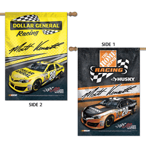Matt Kenseth 2014 Wincraft Dollar General/Home Depot 28x40 Banner/Vertical Flag