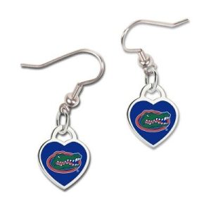 Florida Gators Wincraft NCAA 3-D Heart Team Earrings