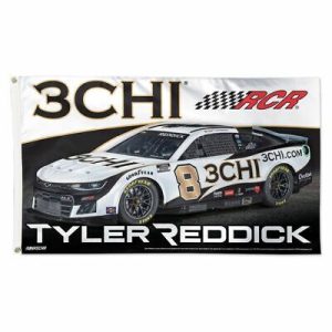 Tyler Reddick 2022 Wincraft #8 3CHI.com 3x5 Deluxe Flag