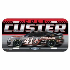 Cole Custer 2022 #41 HaasTooling License Plate – 6"x12" Wincraft NASCAR Tag
