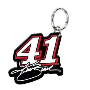 Kurt Busch 2018 Wincraft #41 Car Number Key Ring Mirrored