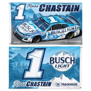 Ross Chastain 2025 Wincraft #1 Busch Light 3' x 5' 2-Sided Flag