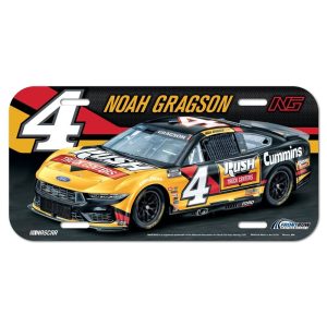 Noah Gragson 2025 Wincraft #4 Rusch Truck Centers Poly License Plate