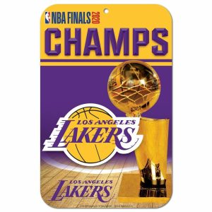 Los Angeles Lakers Wincraft NBA 2020 World Champions 11x17 Sign