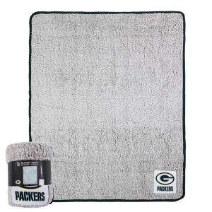 Green Bay Packers Northwest 50"x60" Two Tone Sherpa Throw Blanket