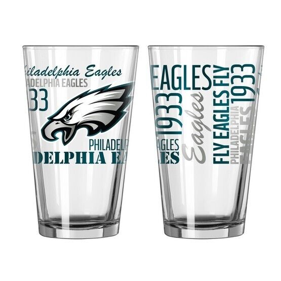 Philadelphia Eagles Boelter NFL Spirit 16oz Pint Glass(1)