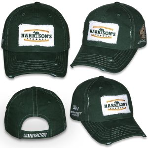Josh Berry 2024 Checkered Flag Sports #4 Harrison's Vintage Patch Hat
