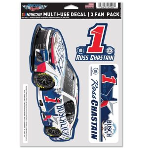 Ross Chastain 2025 Wincraft #1 Busch Light TEXAS Multi Use Decal Sheet(3Pc)