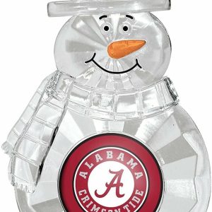 Alabama Crimson Tide Snowman Ornament – Official NCAA Holiday Decoration