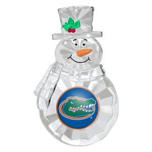 Florida Gators NCAA Traditional Snowman Holiday Ornament