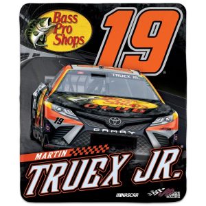 Martin Truex Jr 2023 Winning Image #19 Bass Pro Shops 50x60 Blanket