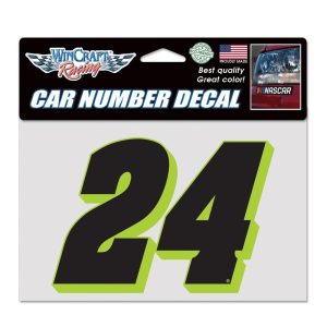 William Byron 2023 Wincraft #24 Car Number Decal 7 x 4.75
