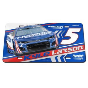 Kyle Larson 2025 Wincraft #5 Hendrickcars.com Acrylic License Plate