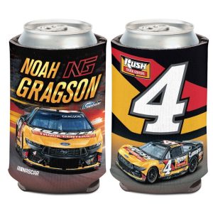 Noah Gragson 2025 Wincraft #4 Rush Truck Centers 12oz Can Coolie (1)