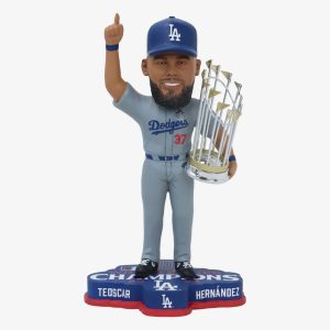 Los Angeles Dodgers #37 Teoscar Hernandez World Series Champions 8" Bobblehead