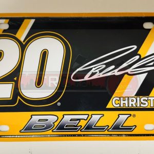 Christopher Bell Rico #20 Joe Gibbs Racing Metal License Plate